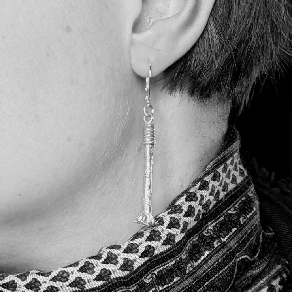 Baphomet Mace Earrings