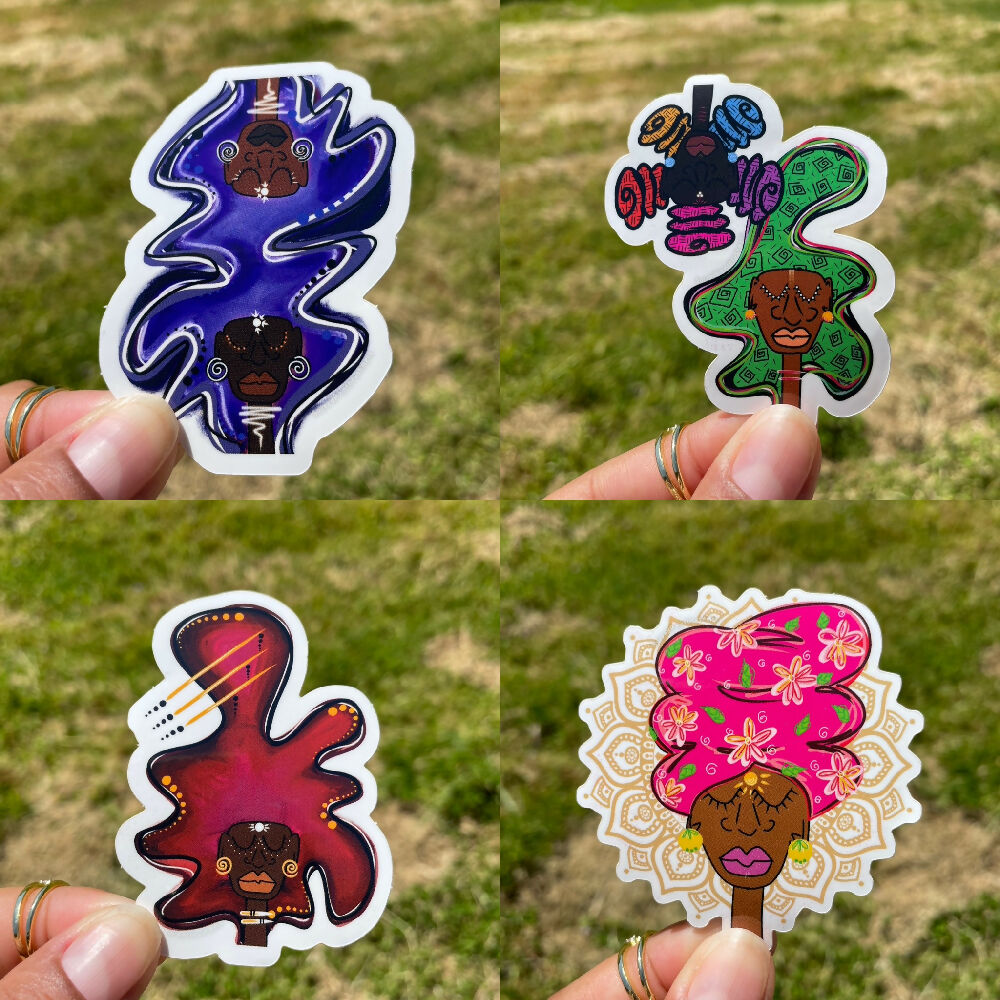Be YOUnique Sticker set